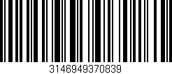 Código de barras (EAN, GTIN, SKU, ISBN): '3146949370839'