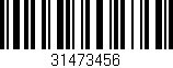 Código de barras (EAN, GTIN, SKU, ISBN): '31473456'