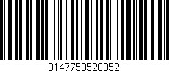 Código de barras (EAN, GTIN, SKU, ISBN): '3147753520052'