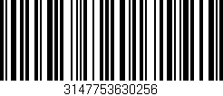 Código de barras (EAN, GTIN, SKU, ISBN): '3147753630256'
