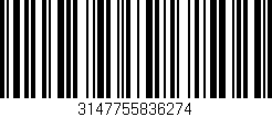 Código de barras (EAN, GTIN, SKU, ISBN): '3147755836274'