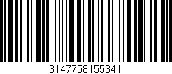 Código de barras (EAN, GTIN, SKU, ISBN): '3147758155341'