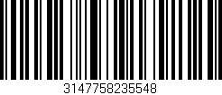 Código de barras (EAN, GTIN, SKU, ISBN): '3147758235548'