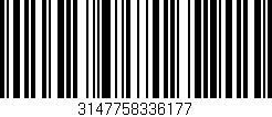 Código de barras (EAN, GTIN, SKU, ISBN): '3147758336177'