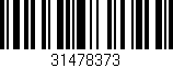 Código de barras (EAN, GTIN, SKU, ISBN): '31478373'