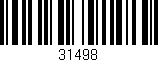 Código de barras (EAN, GTIN, SKU, ISBN): '31498'