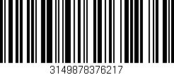 Código de barras (EAN, GTIN, SKU, ISBN): '3149878376217'