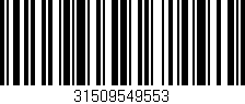 Código de barras (EAN, GTIN, SKU, ISBN): '31509549553'