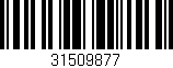Código de barras (EAN, GTIN, SKU, ISBN): '31509877'