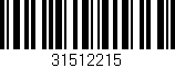 Código de barras (EAN, GTIN, SKU, ISBN): '31512215'