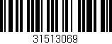 Código de barras (EAN, GTIN, SKU, ISBN): '31513069'