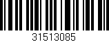 Código de barras (EAN, GTIN, SKU, ISBN): '31513085'