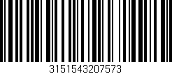 Código de barras (EAN, GTIN, SKU, ISBN): '3151543207573'