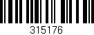 Código de barras (EAN, GTIN, SKU, ISBN): '315176'