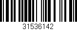 Código de barras (EAN, GTIN, SKU, ISBN): '31536142'