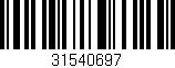 Código de barras (EAN, GTIN, SKU, ISBN): '31540697'