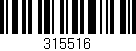 Código de barras (EAN, GTIN, SKU, ISBN): '315516'