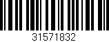Código de barras (EAN, GTIN, SKU, ISBN): '31571832'