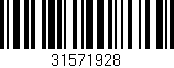 Código de barras (EAN, GTIN, SKU, ISBN): '31571928'