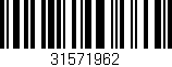Código de barras (EAN, GTIN, SKU, ISBN): '31571962'