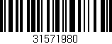 Código de barras (EAN, GTIN, SKU, ISBN): '31571980'
