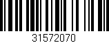 Código de barras (EAN, GTIN, SKU, ISBN): '31572070'