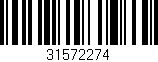Código de barras (EAN, GTIN, SKU, ISBN): '31572274'