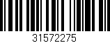 Código de barras (EAN, GTIN, SKU, ISBN): '31572275'