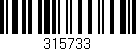 Código de barras (EAN, GTIN, SKU, ISBN): '315733'
