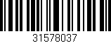 Código de barras (EAN, GTIN, SKU, ISBN): '31578037'