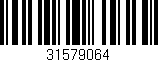 Código de barras (EAN, GTIN, SKU, ISBN): '31579064'
