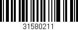 Código de barras (EAN, GTIN, SKU, ISBN): '31580211'