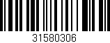 Código de barras (EAN, GTIN, SKU, ISBN): '31580306'