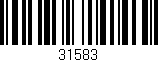 Código de barras (EAN, GTIN, SKU, ISBN): '31583'