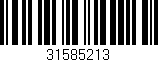 Código de barras (EAN, GTIN, SKU, ISBN): '31585213'