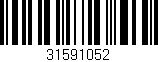 Código de barras (EAN, GTIN, SKU, ISBN): '31591052'