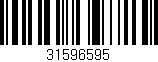 Código de barras (EAN, GTIN, SKU, ISBN): '31596595'
