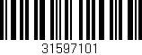 Código de barras (EAN, GTIN, SKU, ISBN): '31597101'
