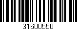 Código de barras (EAN, GTIN, SKU, ISBN): '31600550'