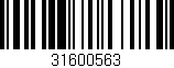 Código de barras (EAN, GTIN, SKU, ISBN): '31600563'