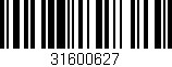 Código de barras (EAN, GTIN, SKU, ISBN): '31600627'