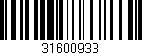 Código de barras (EAN, GTIN, SKU, ISBN): '31600933'