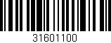 Código de barras (EAN, GTIN, SKU, ISBN): '31601100'