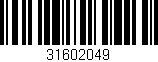 Código de barras (EAN, GTIN, SKU, ISBN): '31602049'
