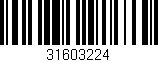 Código de barras (EAN, GTIN, SKU, ISBN): '31603224'