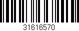 Código de barras (EAN, GTIN, SKU, ISBN): '31616570'