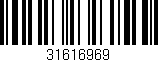 Código de barras (EAN, GTIN, SKU, ISBN): '31616969'