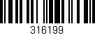 Código de barras (EAN, GTIN, SKU, ISBN): '316199'