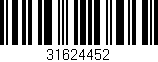 Código de barras (EAN, GTIN, SKU, ISBN): '31624452'