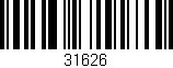 Código de barras (EAN, GTIN, SKU, ISBN): '31626'